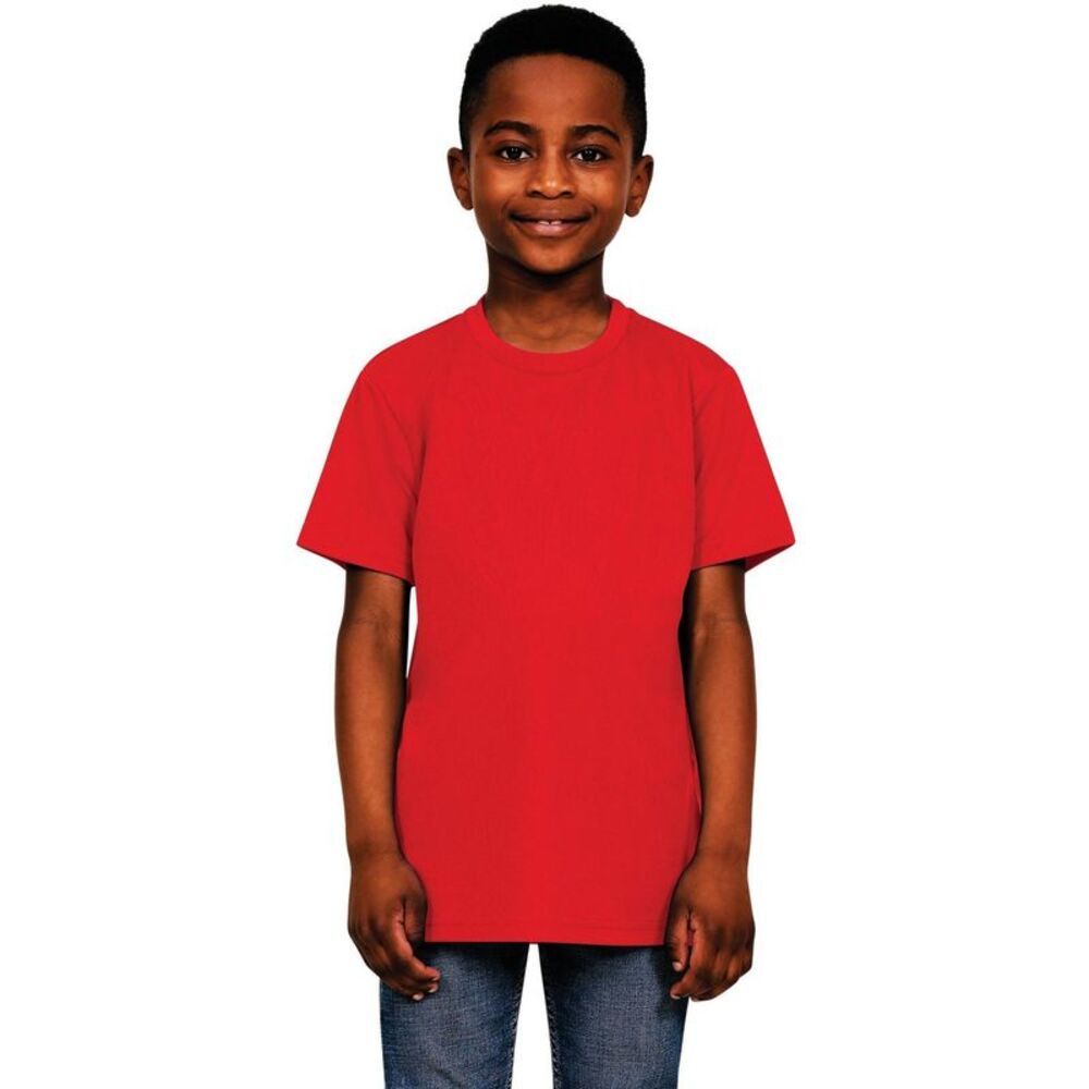 Casual Classics Childrens/Kids Original Tech T-Shirt / Red